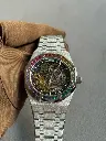 Audemars Piguet Royal Oak Frosted Double Balance Wheel OpenWorked Rainbow