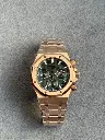 Audemars Piguet Royal Oak Chronograph Green Dial Full Rose Gold